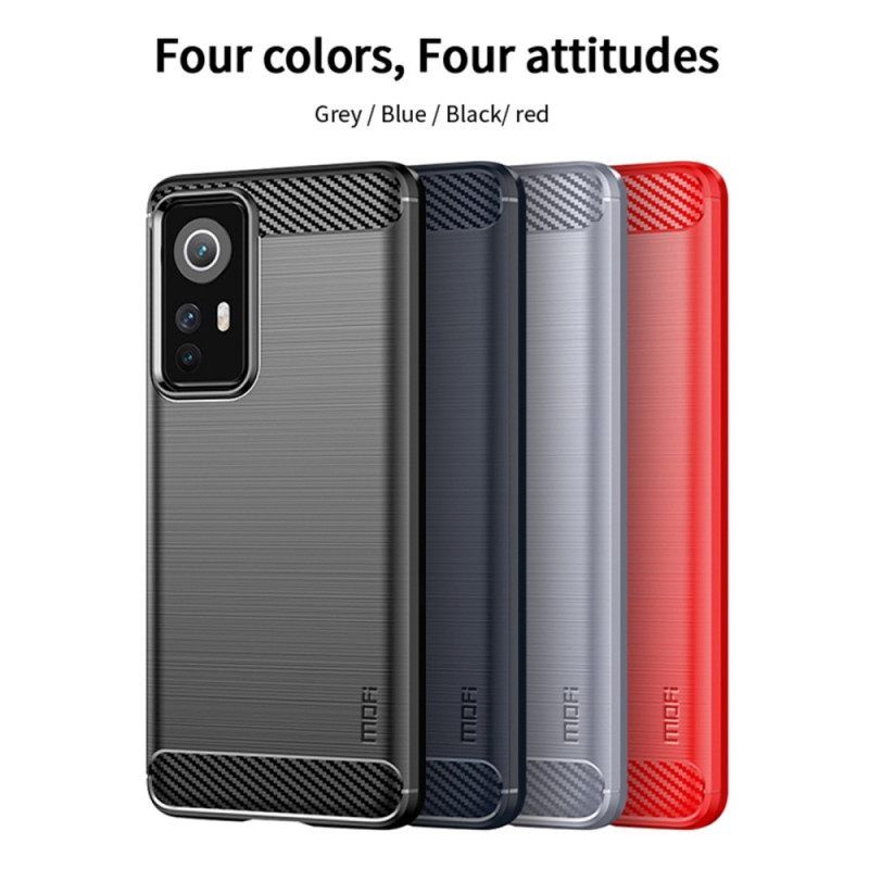 θηκη κινητου Xiaomi 12 / 12X Mofi Brushed Carbon Fiber